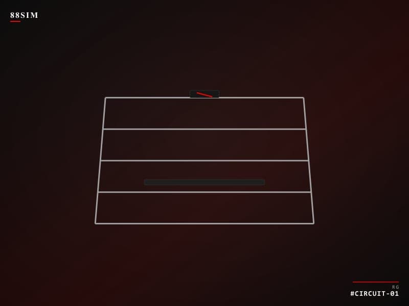 88SIM Circuit aluminium cockpit, assembled