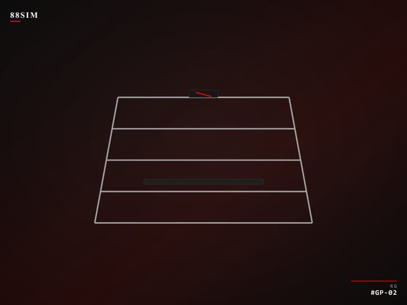 88SIM Grand Prix formula cockpit, three-quarter view